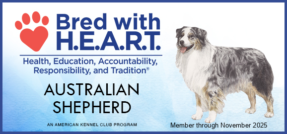 AKC Bred with H.E.A.R.T. program logo